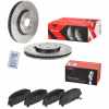 BREMBO Bremsscheibe 09.B269.1X + Bremsbelagsatz, Scheibenbremse P 28 043