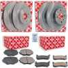 FEBI BILSTEIN Bremsscheibe 108493 + Bremsbelagsatz, Scheibenbremse 170257 + Bremsbelagsatz, Scheibenbremse 16497 + Bremsscheibe 108607