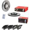 BREMBO Bremsscheibe 09.9586.1X + Bremsbelagsatz, Scheibenbremse P 24 077 Bild BREMBO Bremsscheibe 09.9586.1X + Bremsbelagsatz, Scheibenbremse P 24 077
