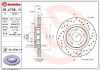 BREMBO Bremsscheibe 09.A738.1X + Bremsbelagsatz, Scheibenbremse P 54 017X Bild BREMBO Bremsscheibe 09.A738.1X + Bremsbelagsatz, Scheibenbremse P 54 017X