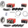 BREMBO Bremsscheibe 08.C352.11 + Warnkontakt, Bremsbelagverschleiß A 00 507 + Bremsbelagsatz, Scheibenbremse P 06 094 + Bremsbelagsatz, Scheibenbremse P 06 093 + Warnkontakt, Bremsbelagverschleiß A 00 506 + Bremsscheibe 09.C350.11