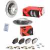 BREMBO Bremsscheibe 08.A540.1X + Bremsbelagsatz, Scheibenbremse P 24 078X