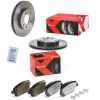 BREMBO Bremsbelagsatz, Scheibenbremse P 68 033X + Bremsscheibe 09.B463.1X