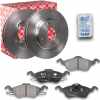 FEBI BILSTEIN Bremsbelagsatz, Scheibenbremse 16279 + Bremsscheibe 12578