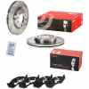 BREMBO Bremsscheibe 09.8407.10 + Bremsbelagsatz, Scheibenbremse P 37 004