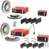 BREMBO Bremsscheibe 09.B970.11 + Bremsscheibe 09.B969.11 + Warnkontakt, Bremsbelagverschleiß A 00 500 + Bremsbelagsatz, Scheibenbremse P 85 123 + Bremsbelagsatz, Scheibenbremse P 85 100