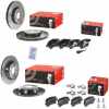 BREMBO Bremsscheibe 09.9772.11 + Bremsscheibe 08.A202.11 + Bremsbelagsatz, Scheibenbremse P 85 109 + Bremsbelagsatz, Scheibenbremse P 85 146