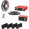 BREMBO Bremsbelagsatz, Scheibenbremse P 11 023 + Bremsscheibe 09.A183.21