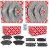 FEBI BILSTEIN Bremsscheibe 108633 + Bremsbelagsatz, Scheibenbremse 116394 + Bremsbelagsatz, Scheibenbremse 116396 + Bremsscheibe 108544
