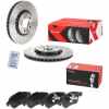 BREMBO Bremsbelagsatz, Scheibenbremse P 68 047 + Bremsscheibe 09.B352.1X