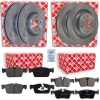 FEBI BILSTEIN Bremsbelagsatz, Scheibenbremse 171409 + Bremsbelagsatz, Scheibenbremse 171407 + Bremsscheibe 172979 + Bremsscheibe 106352