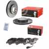 BREMBO Bremsscheibe 09.9145.11 + Bremsbelagsatz, Scheibenbremse P 85 075 Bild BREMBO Bremsscheibe 09.9145.11 + Bremsbelagsatz, Scheibenbremse P 85 075