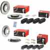 BREMBO Bremsbelagsatz, Scheibenbremse P 30 094 + Bremsscheibe 09.D210.11 + Bremsbelagsatz, Scheibenbremse P 30 065 + Bremsscheibe 08.C172.21