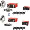 BREMBO Bremsscheibe 08.A029.11 + Bremsscheibe 09.9464.21 + Bremsbelagsatz, Scheibenbremse P 59 042 + Bremsbelagsatz, Scheibenbremse P 24 061