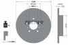TEXTAR Bremsscheibe 92274003 + Bremsbelagsatz, Scheibenbremse 2646801 Bild TEXTAR Bremsscheibe 92274003 + Bremsbelagsatz, Scheibenbremse 2646801