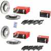 BREMBO Bremsbelagsatz, Scheibenbremse P 59 042 + Bremsbelagsatz, Scheibenbremse P 24 061 + Bremsscheibe 09.9468.21 + Bremsscheibe 08.9975.21