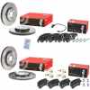 BREMBO Bremsscheibe 09.A758.11 + Bremsbelagsatz, Scheibenbremse P 85 098 + Bremsscheibe 09.B969.11 + Bremsbelagsatz, Scheibenbremse P 85 100