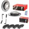 BREMBO Bremsbelagsatz, Scheibenbremse P 50 155 + Warnkontakt, Bremsbelagverschleiß A 00 291 + Bremsscheibe 08.D046.11 Bild BREMBO Bremsbelagsatz, Scheibenbremse P 50 155 + Warnkontakt, Bremsbelagverschleiß A 00 291 + Bremsscheibe 08.D046.11