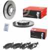 BREMBO Bremsbelagsatz, Scheibenbremse P 11 031 + Bremsscheibe 09.5843.11