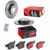 BREMBO Bremsscheibe 08.C501.1X + Bremsbelagsatz, Scheibenbremse P 85 124X