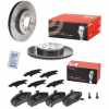 BREMBO Bremsscheibe 09.5509.11 + Bremsbelagsatz, Scheibenbremse P 28 020