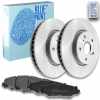 BLUE PRINT Bremsscheibe ADT343208 + Bremsbelagsatz, Scheibenbremse ADT342163