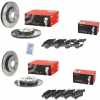 BREMBO Bremsscheibe 08.A029.21 + Bremsscheibe 09.9468.11 + Bremsbelagsatz, Scheibenbremse P 59 042 + Bremsbelagsatz, Scheibenbremse P 24 061