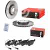 BREMBO Bremsscheibe 09.4939.21 + Bremsbelagsatz, Scheibenbremse P 23 077