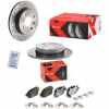 BREMBO Bremsbelagsatz, Scheibenbremse P 59 038X + Bremsscheibe 08.7626.1X