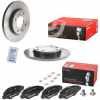 BREMBO Bremsscheibe 08.9606.11 + Bremsbelagsatz, Scheibenbremse P 61 063