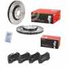 BREMBO Bremsbelagsatz, Scheibenbremse P 23 117 + Bremsscheibe 09.8004.31