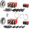 BREMBO Warnkontakt, Bremsbelagverschleiß A 00 200 + Warnkontakt, Bremsbelagverschleiß A 00 201 + Bremsscheibe 09.5579.21 + Bremsbelagsatz, Scheibenbremse P 06 023 + Bremsbelagsatz, Scheibenbremse P 06 021 + Bremsscheibe 09.6841.11