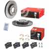 BREMBO Bremsbelagsatz, Scheibenbremse P 85 020 + Bremsscheibe 09.7196.11 Bild BREMBO Bremsbelagsatz, Scheibenbremse P 85 020 + Bremsscheibe 09.7196.11