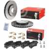BREMBO Bremsbelagsatz, Scheibenbremse P 50 046 + Bremsscheibe 09.8304.21