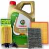 Castrol Motoröl + Ölfilter + Luftfilter + Innenraumfilter + Ablassschraube Bild Castrol Motoröl + Ölfilter + Luftfilter + Innenraumfilter + Ablassschraube