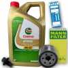 Ölwechsel Set 5L 5W30 Öl Motoröl CASTROL + MANN Ölfilter Bild Ölwechsel Set 5L 5W30 Öl Motoröl CASTROL + MANN Ölfilter