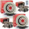 BREMBO Bremsscheibe 09.A200.11 + Bremsscheibe 09.C306.11 + Bremsbelagsatz, Scheibenbremse P 85 124 + Bremsbelagsatz, Scheibenbremse P 85 144