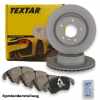 TEXTAR Bremsbelagsatz, Scheibenbremse 2203401 + Bremsscheibe 92274303 Bild TEXTAR Bremsbelagsatz, Scheibenbremse 2203401 + Bremsscheibe 92274303