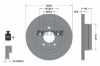 TEXTAR Bremsscheibe 92133000 + Warnkontakt, Bremsbelagverschleiß 98043900 + Bremsbelagsatz, Scheibenbremse 2392701 Bild TEXTAR Bremsscheibe 92133000 + Warnkontakt, Bremsbelagverschleiß 98043900 + Bremsbelagsatz, Scheibenbremse 2392701
