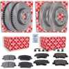 FEBI BILSTEIN Bremsbelagsatz, Scheibenbremse 116282 + Bremsbelagsatz, Scheibenbremse 116289 + Bremsscheibe 31317 + Bremsscheibe 108530