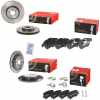 BREMBO Bremsbelagsatz, Scheibenbremse P 24 076 + Bremsscheibe 09.A427.31 + Bremsscheibe 08.A537.11 + Bremsbelagsatz, Scheibenbremse P 24 078