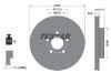 TEXTAR Bremsbelagsatz, Scheibenbremse 2298801 + Warnkontakt, Bremsbelagverschleiß 98048700 + Bremsscheibe 92323505 Bild TEXTAR Bremsbelagsatz, Scheibenbremse 2298801 + Warnkontakt, Bremsbelagverschleiß 98048700 + Bremsscheibe 92323505
