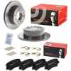 BREMBO Bremsbelagsatz, Scheibenbremse P 30 085 + Bremsscheibe 08.D432.11