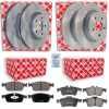 FEBI BILSTEIN Bremsscheibe 43887 + Bremsbelagsatz, Scheibenbremse 116226 + Bremsbelagsatz, Scheibenbremse 16718 + Bremsscheibe 24566