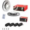 BREMBO Bremsscheibe 09.A455.11 + Bremsbelagsatz, Scheibenbremse P 28 037 Bild BREMBO Bremsscheibe 09.A455.11 + Bremsbelagsatz, Scheibenbremse P 28 037
