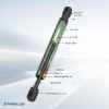 STABILUS Gasfeder, Koffer-/Laderaum 2567YZ + Gasfeder, Koffer-/Laderaum 3284YO Bild STABILUS Gasfeder, Koffer-/Laderaum 2567YZ + Gasfeder, Koffer-/Laderaum 3284YO