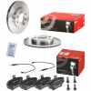 BREMBO Bremsbelagsatz, Scheibenbremse P 68 008 + Bremsscheibe 09.3148.14