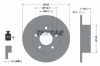 TEXTAR Bremsbelagsatz, Scheibenbremse 2355402 + Bremsscheibe 92090800 Bild TEXTAR Bremsbelagsatz, Scheibenbremse 2355402 + Bremsscheibe 92090800