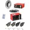 BREMBO Bremsbelagsatz, Scheibenbremse P 85 189 + Bremsscheibe 08.B413.11 Bild BREMBO Bremsbelagsatz, Scheibenbremse P 85 189 + Bremsscheibe 08.B413.11