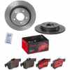 BREMBO Bremsbelagsatz, Scheibenbremse P 59 042X + Bremsscheibe 08.9975.2X